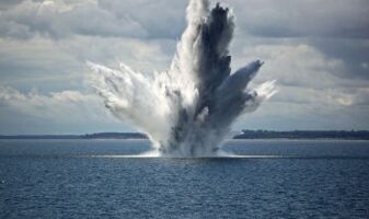 Explosion in der Nordsee