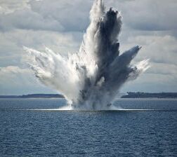 Explosion in der Nordsee